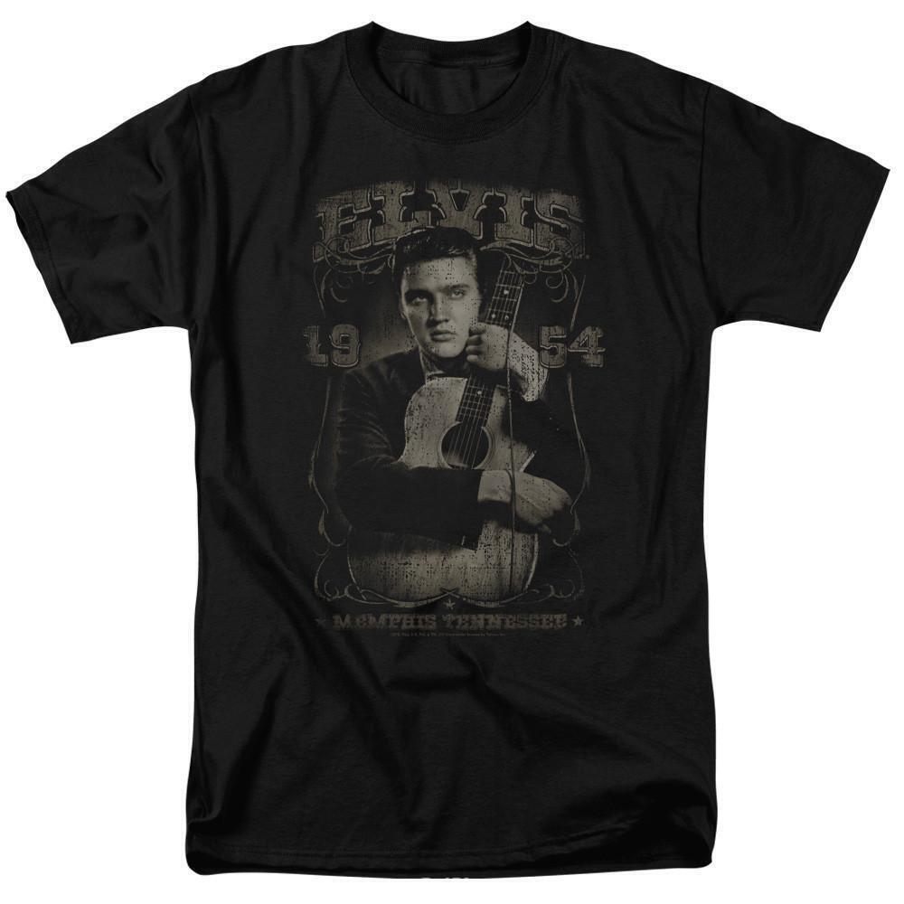 Elvis Presley 1954 Adult 181 T Shirt Black